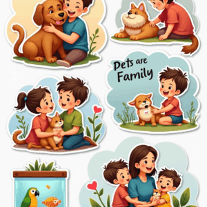 Family Life & Relationships - Sticker Sheet v14